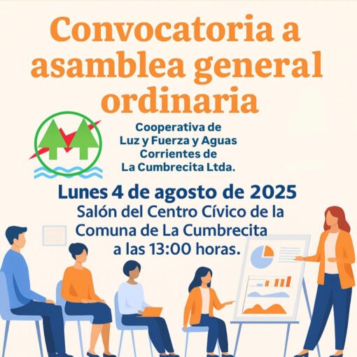 Asamblea General Ordinaria Cooperativa La Cumbrecita